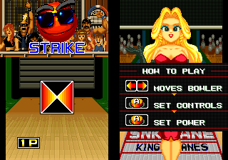 League Bowling screenshot 5 for Neo Geo AES